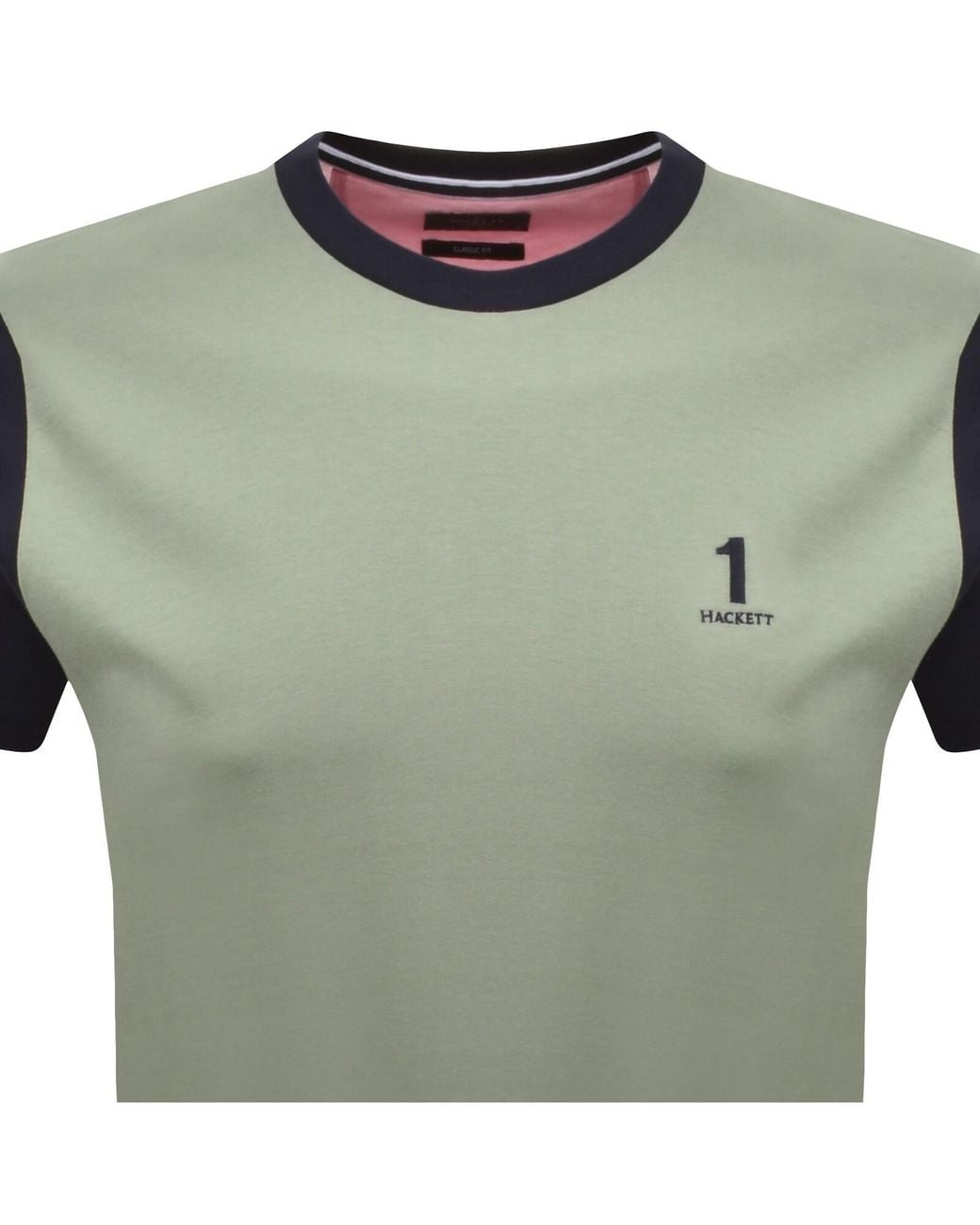Hackett Green Heritage Number T Shirt for men