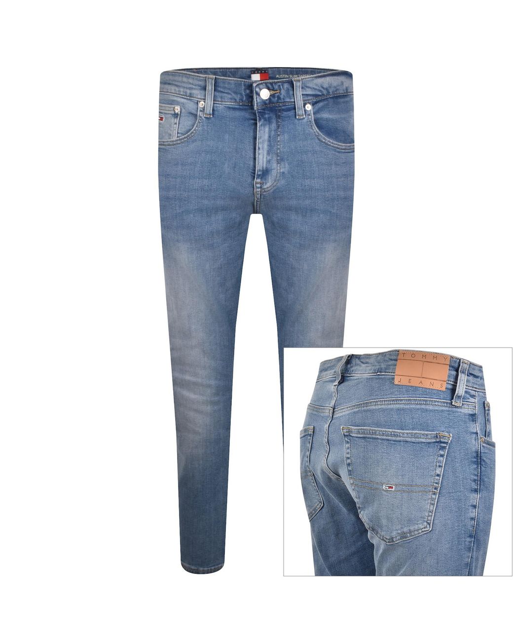 Tommy Hilfiger Blue Austin Slim Tapered Jeans for men