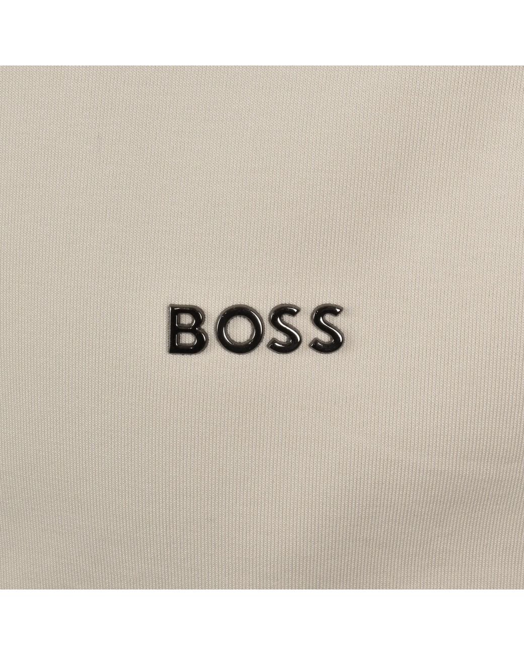 BOSS BUSINESS Natural Boss Sense Full Zip Hoodie Open for men