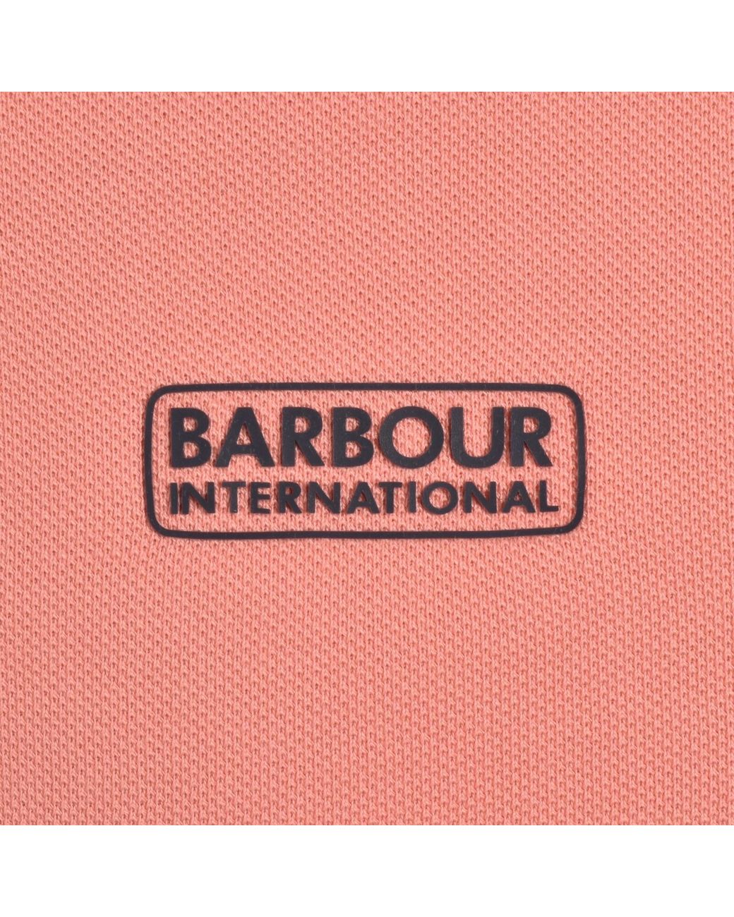 Barbour Pink Essential Polo T Shirt for men