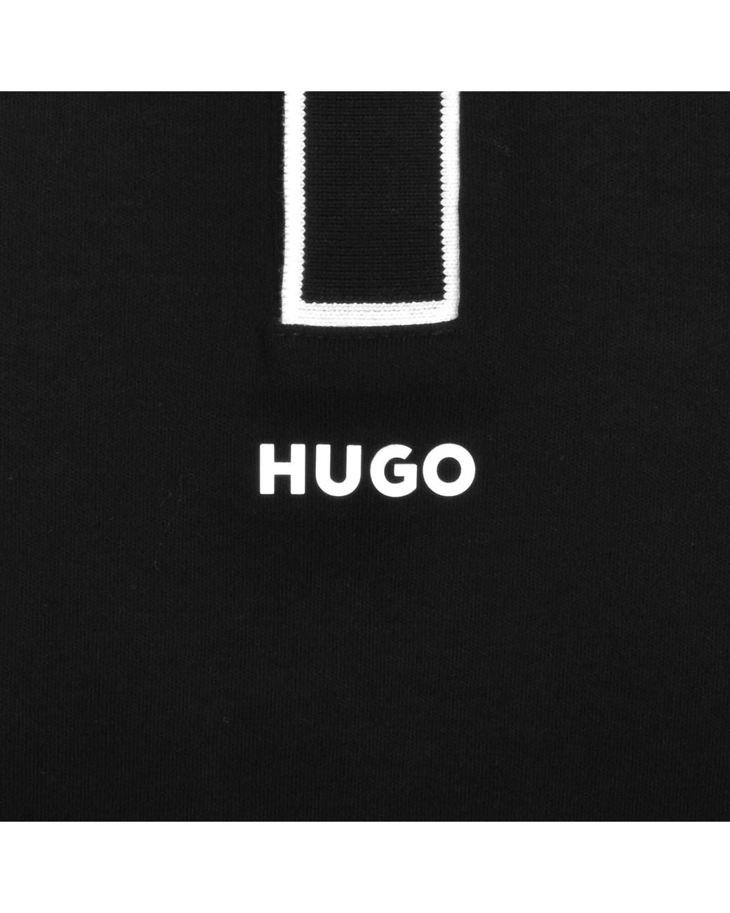 HUGO Black Dalumo Polo T Shirt for men