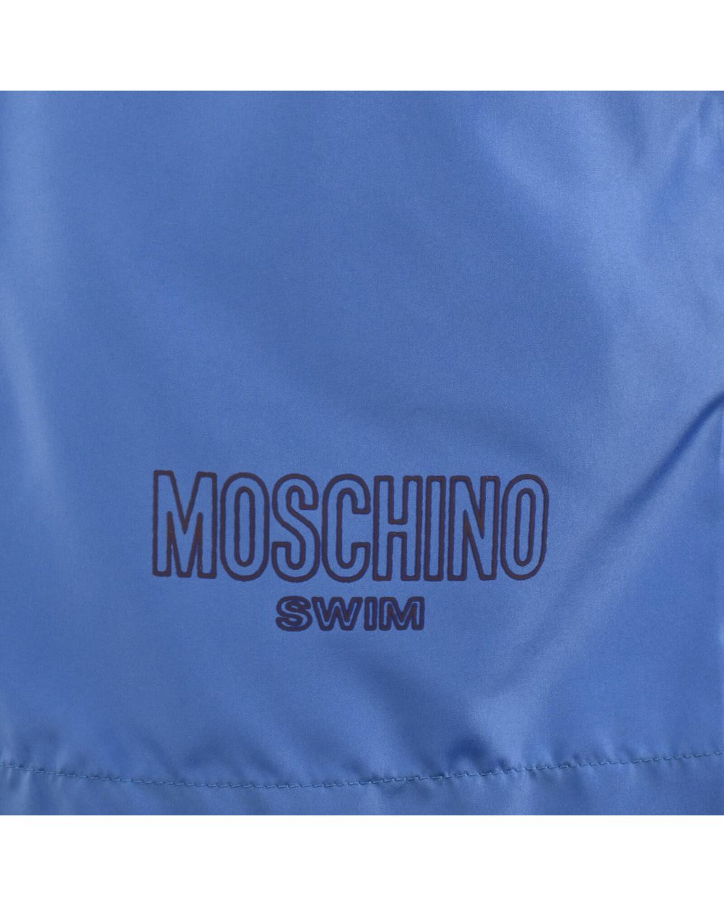 Moschino Blue Logo Swim Shorts for men