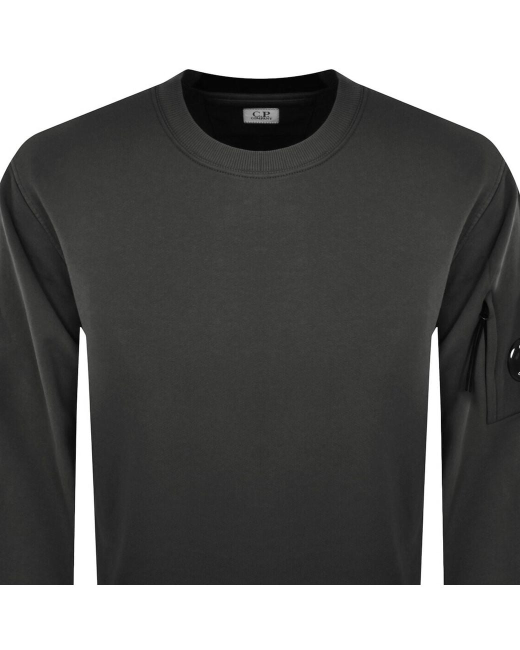 C P Company Black Cp Company Crew Neck Sweatshirt for men
