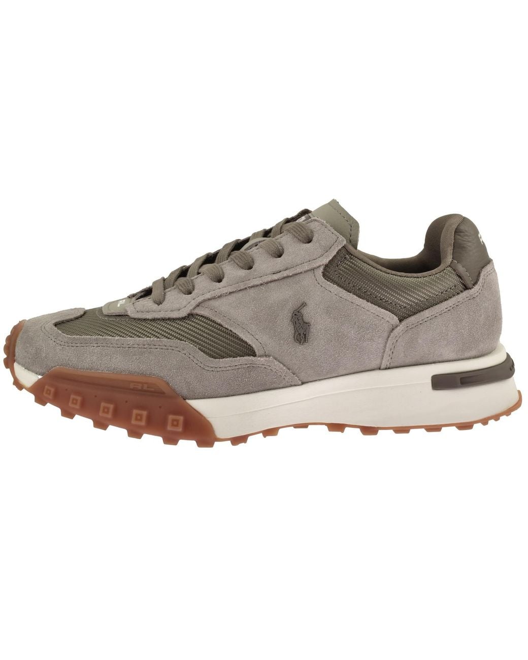 Ralph Lauren Brown Eldridge Trainers for men