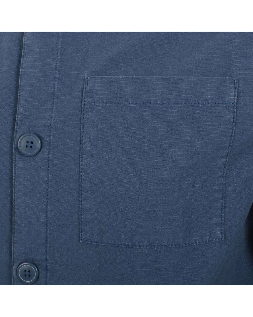 Barbour Blue Rickfell Ripstop Overshirt Dark Denim for men