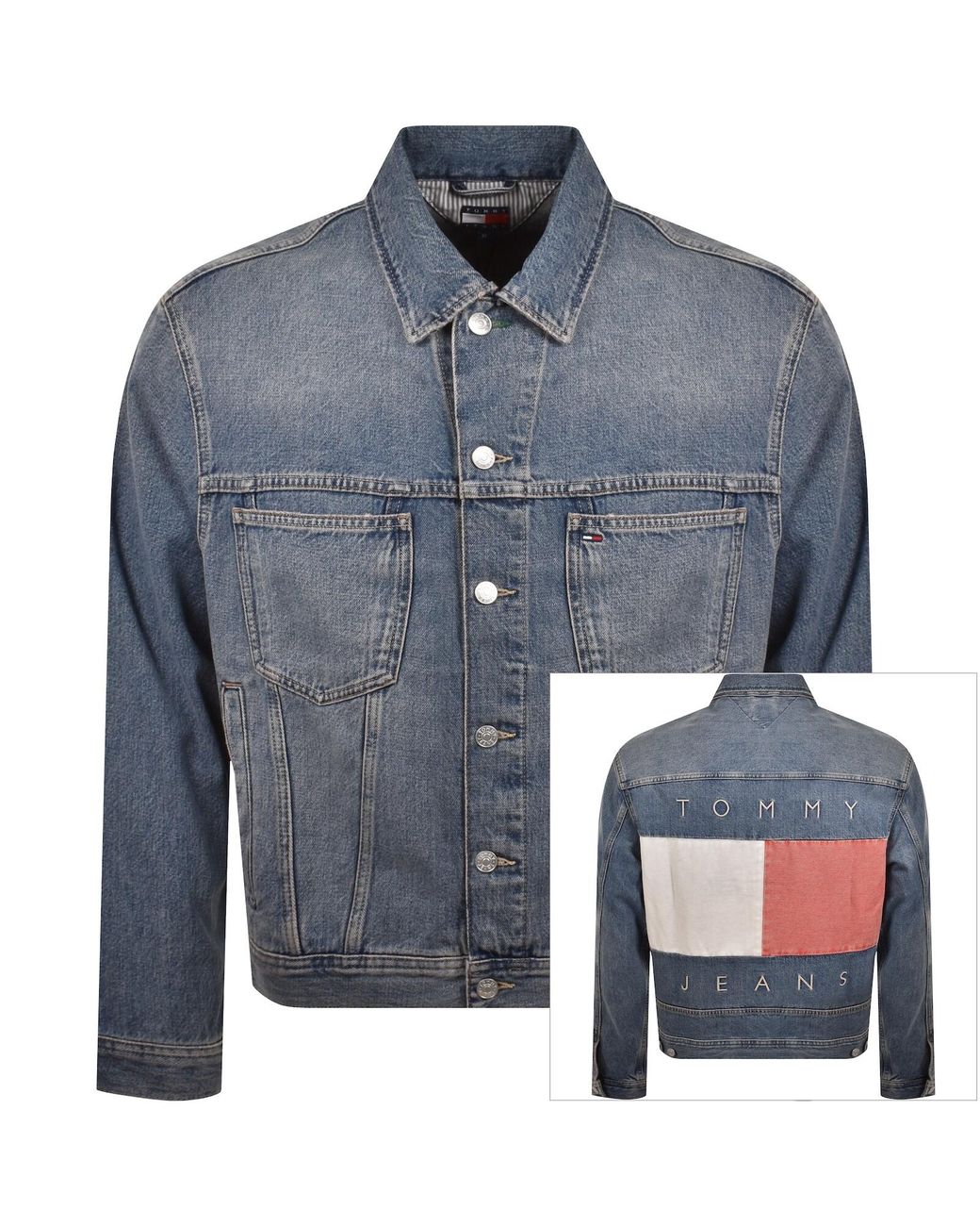 Tommy Hilfiger Blue Archive Trucker Denim Jacket for men