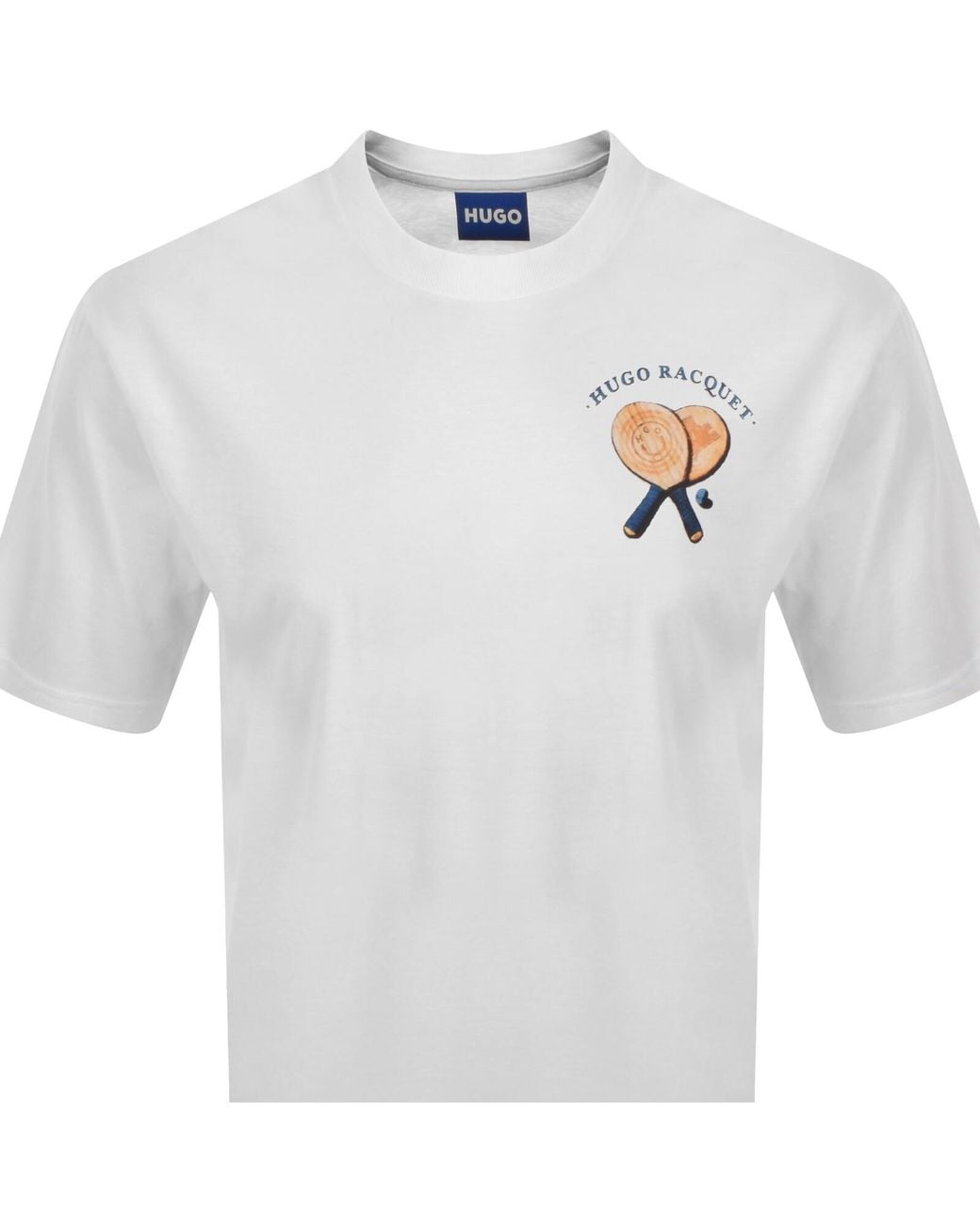 HUGO White Nulaxo T Shirt for men