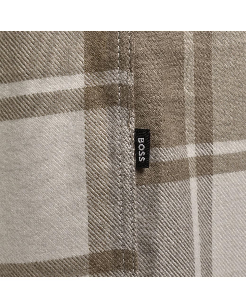 BOSS BUSINESS Brown Boss H Owen Overshirt for men