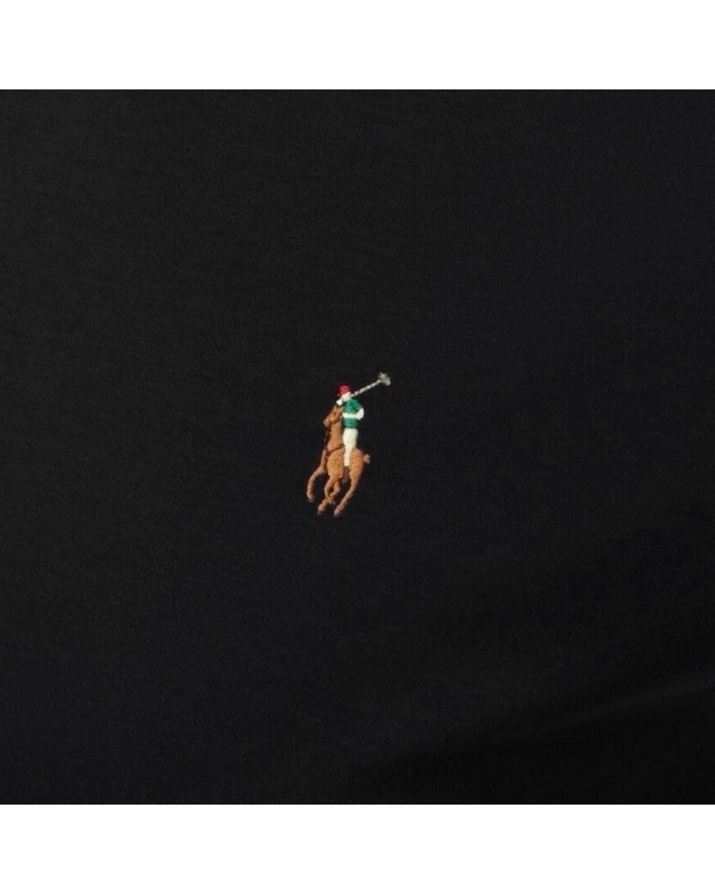 Ralph Lauren Black Crew Neck T Shirt for men