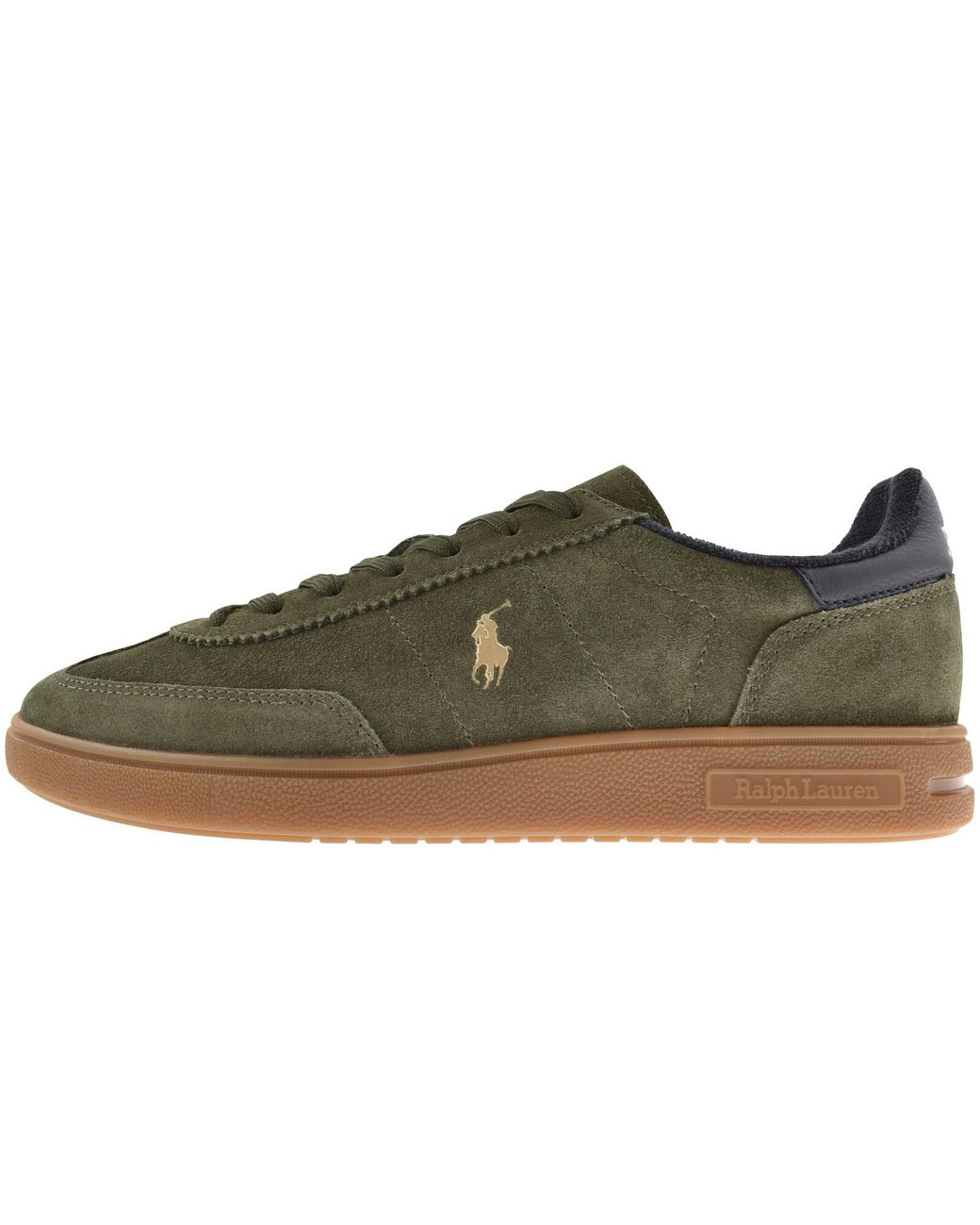 Ralph Lauren Brown Bedford Trainers for men