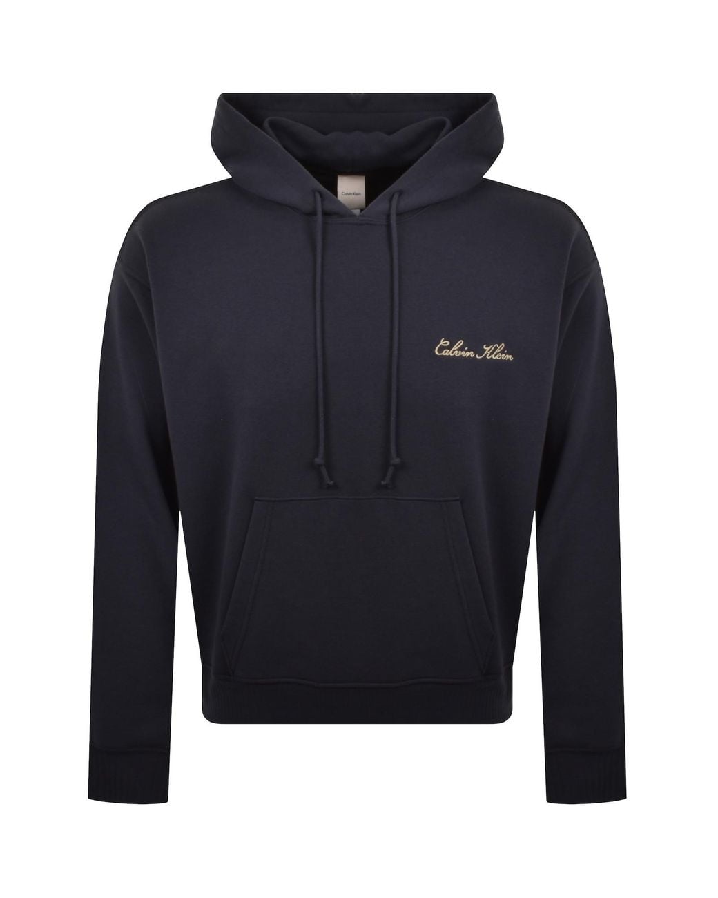 Calvin Klein Blue Script Hoodie for men