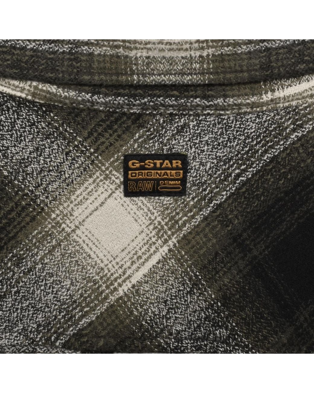 G-Star Black G-Star Check Overshirt for men