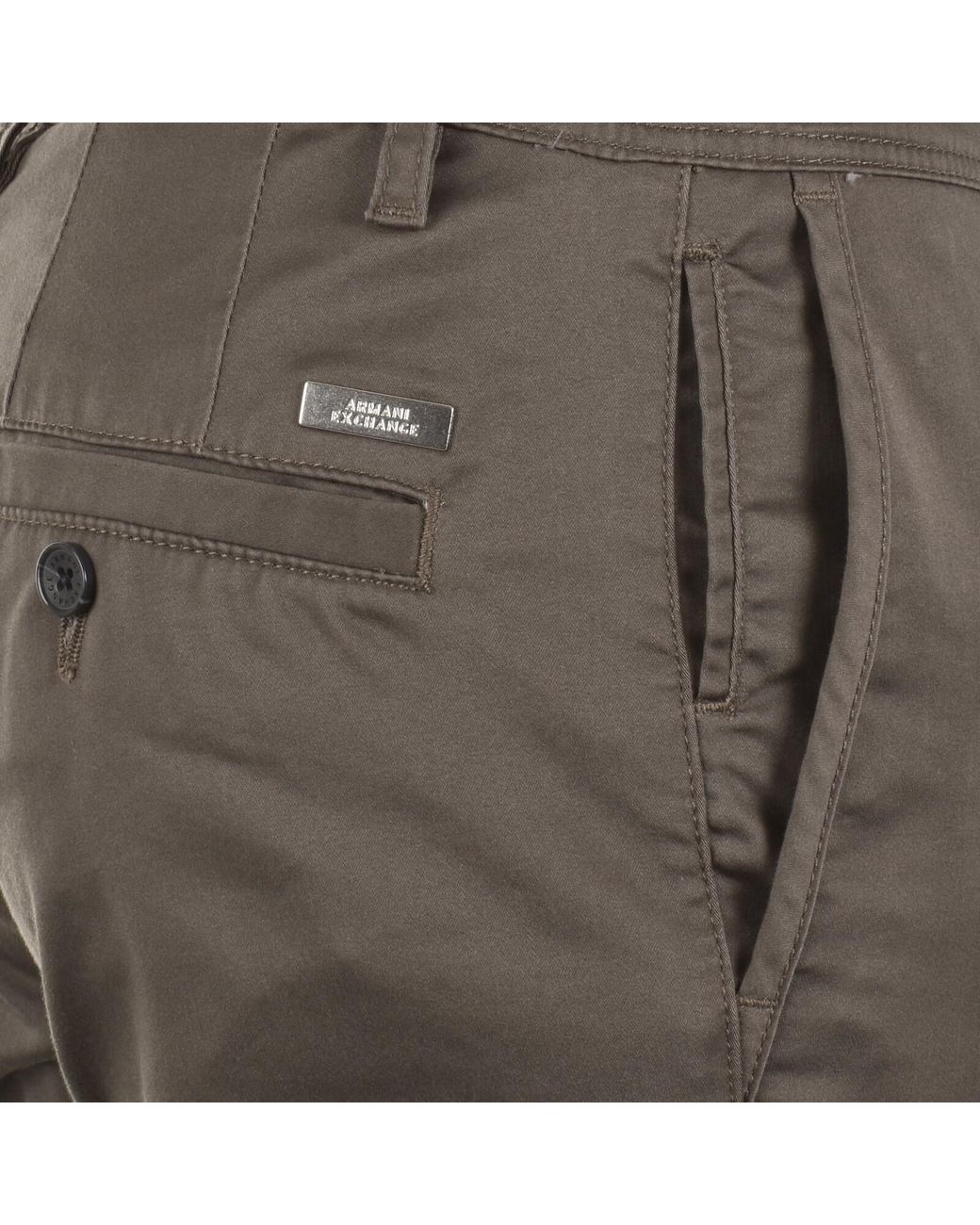 ARMANI EXCHANGE Gray 1162 Slim Fit Trousers for men