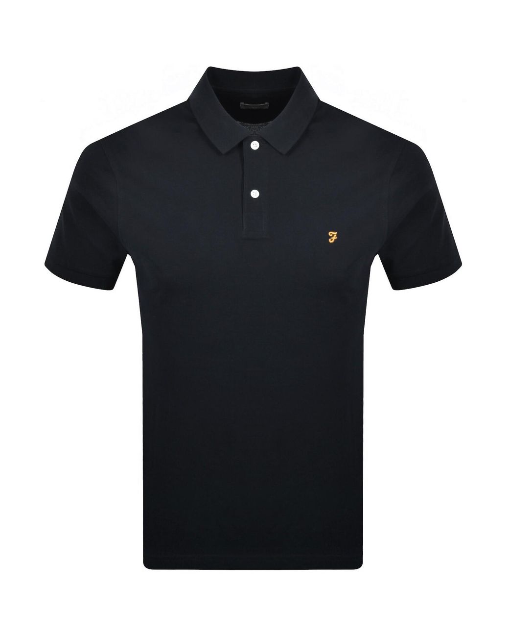 Farah Black Farah Cunningham Polo T Shirt True for men