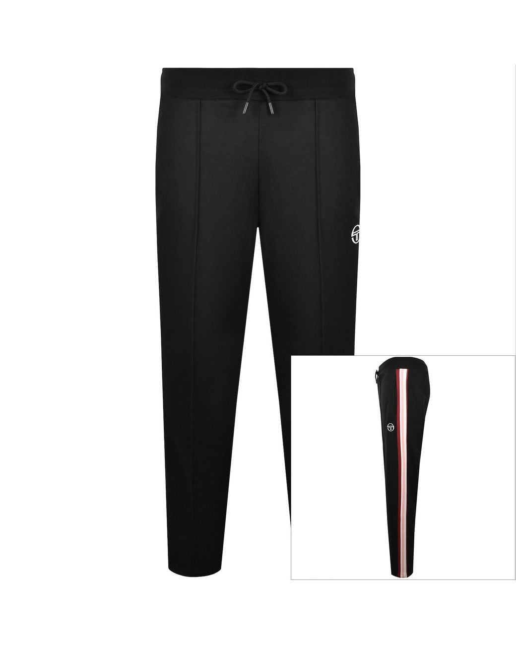 Sergio Tacchini Black Renshaw Track Trousers for men