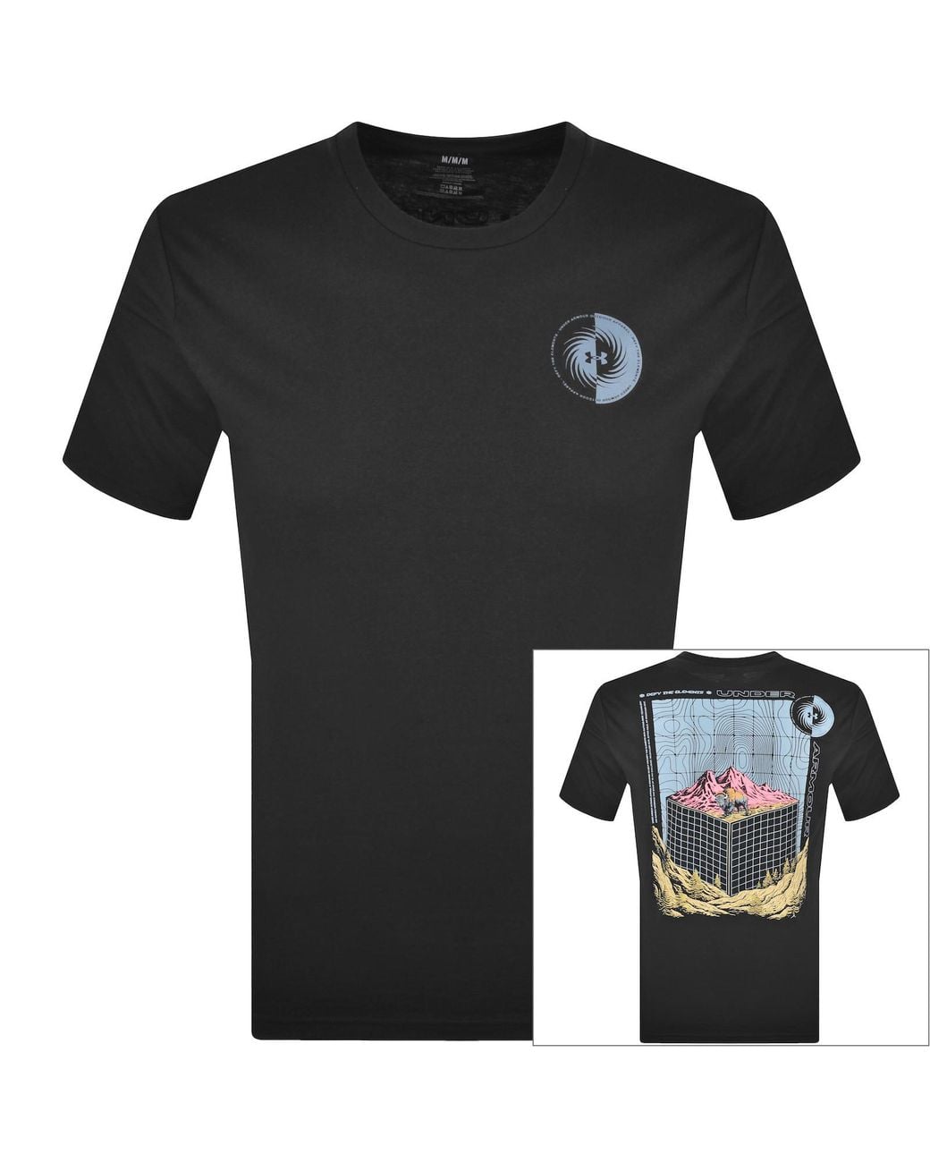 Under Armour Black Mountain Bison T Shirt for men