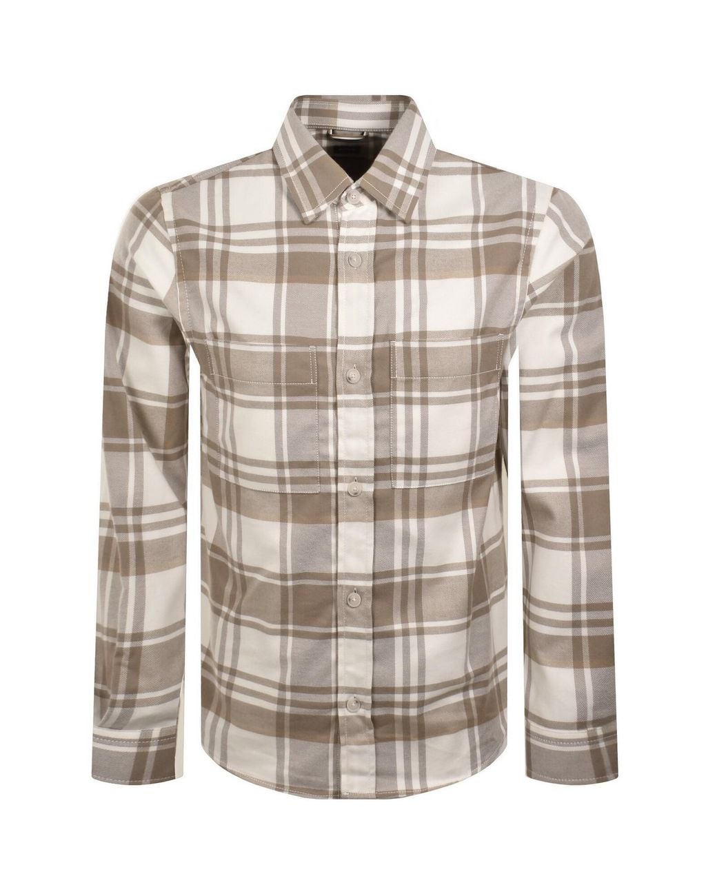 BOSS BUSINESS Brown Boss H Owen Overshirt for men
