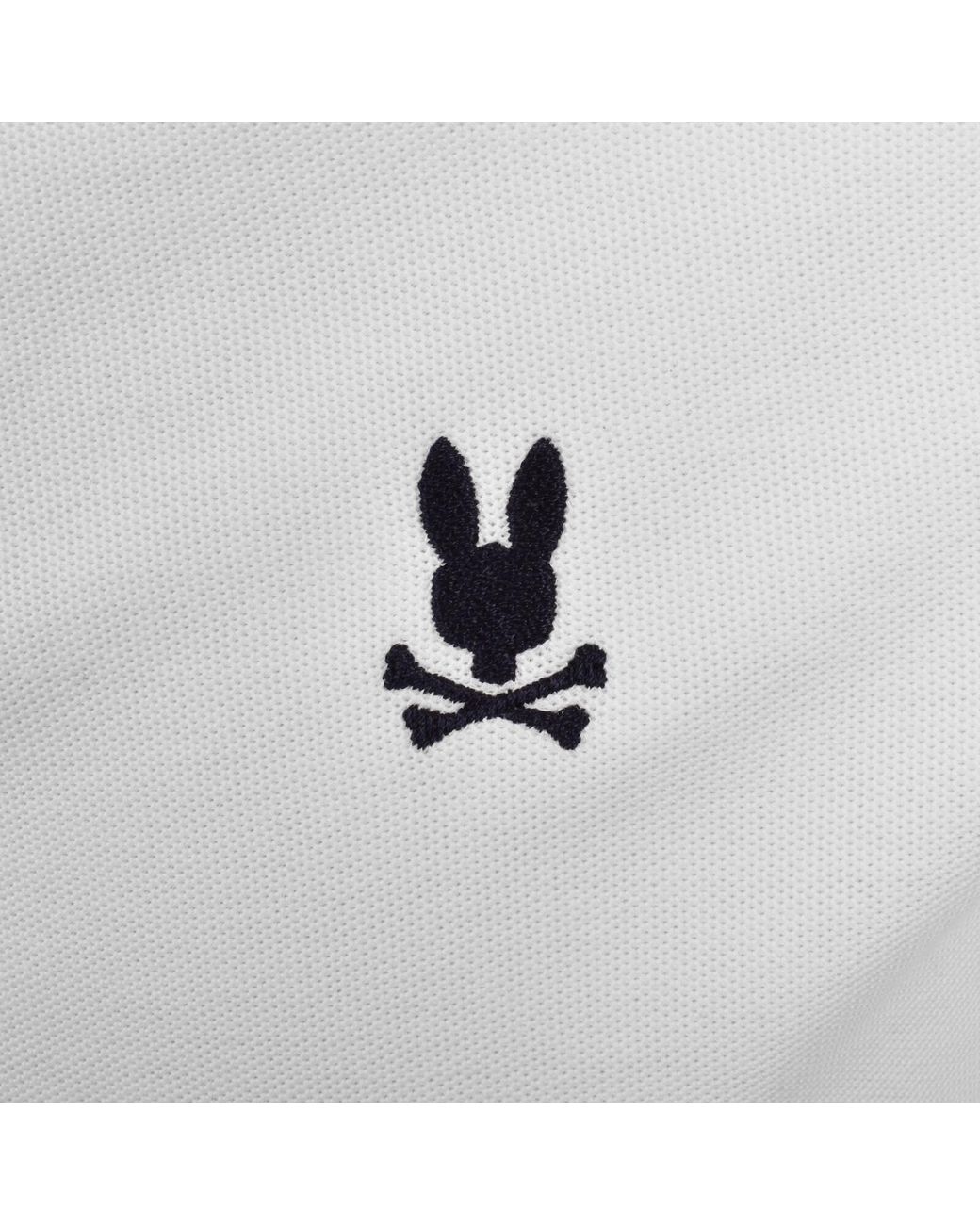 Psycho Bunny Gray Dax Pique Polo T Shirt for men