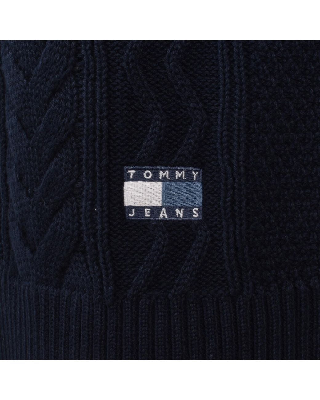 Tommy Hilfiger Blue Cable Knit Jumper for men