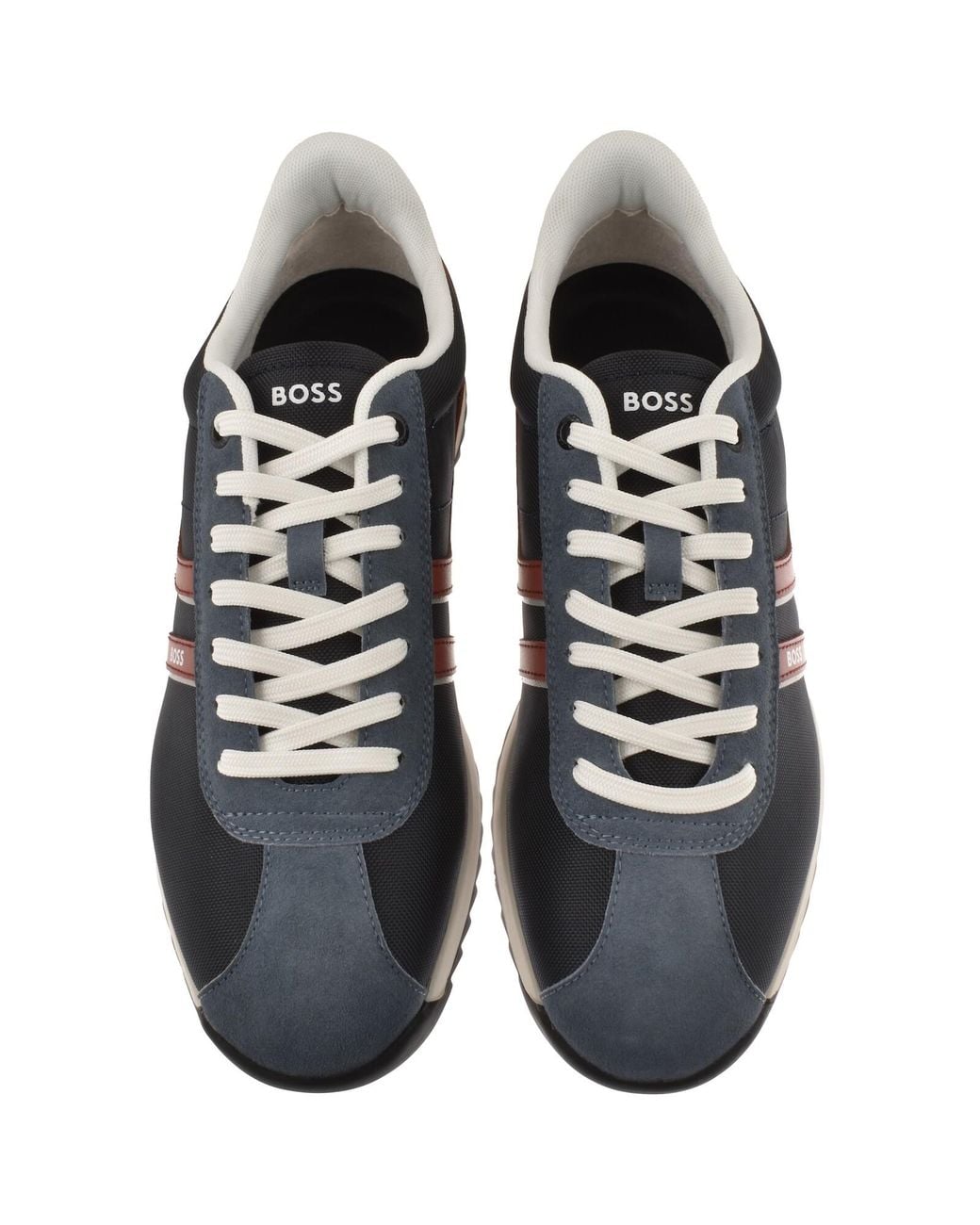 BOSS BUSINESS Blue Boss Zayn Trainers for men