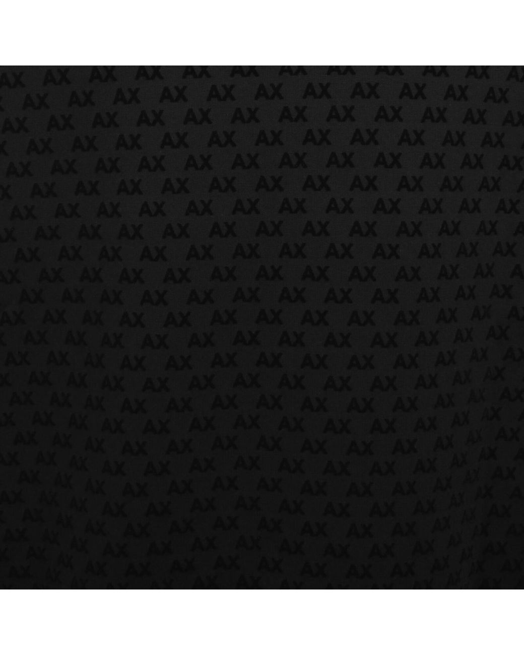ARMANI EXCHANGE Black Logo Hoodie for men
