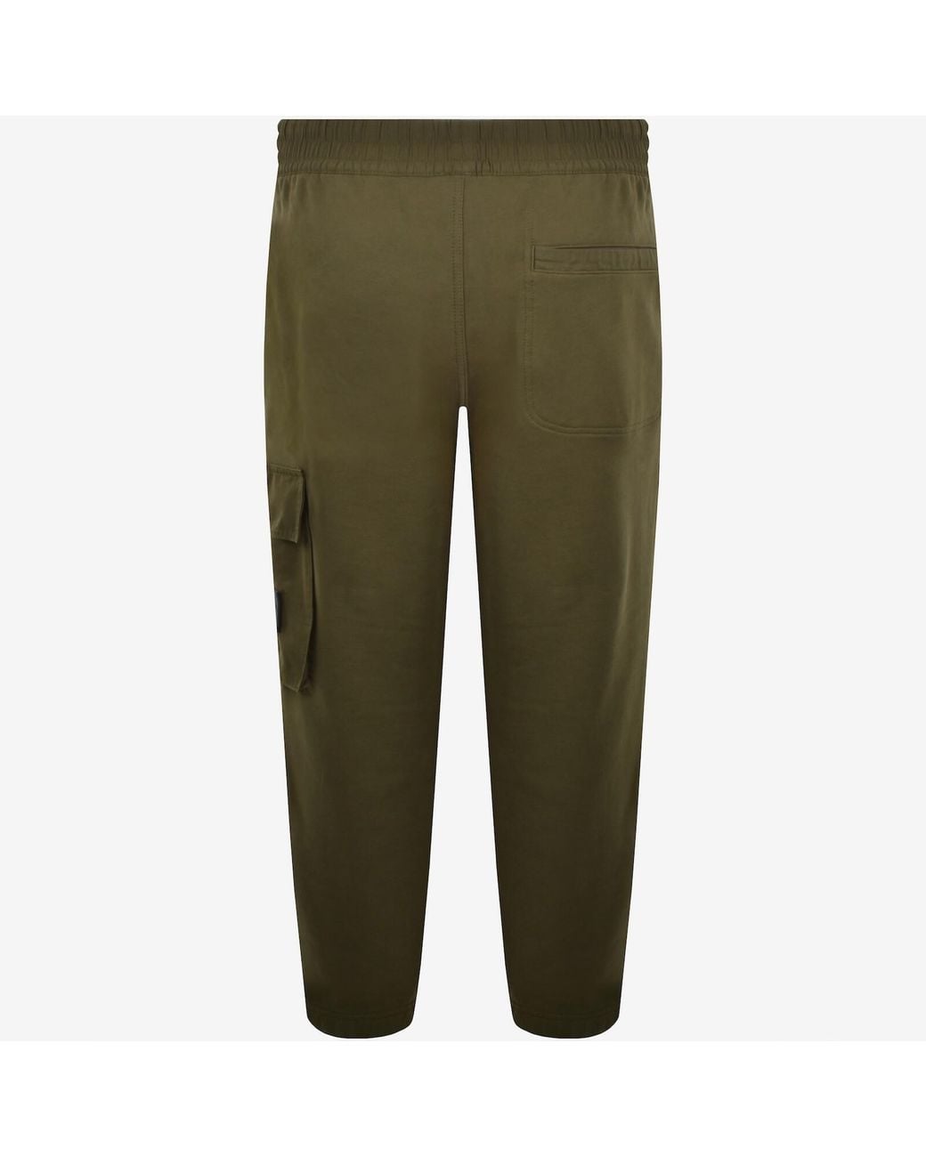 Calvin Klein Green Jeans Terry Badge Joggers for men