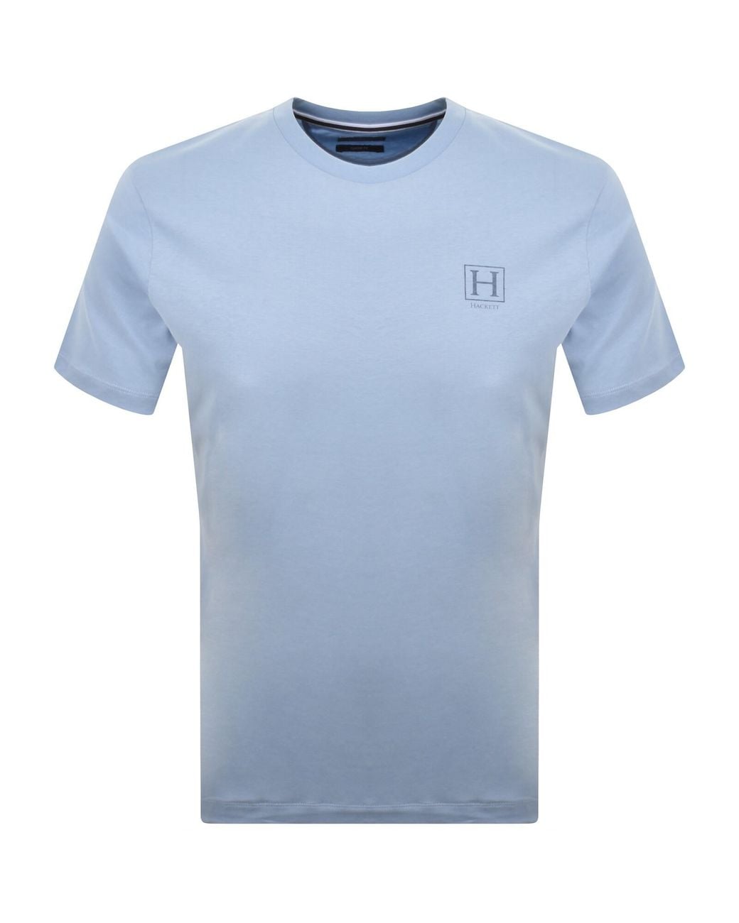 Hackett Blue Logo T Shirt Summer for men