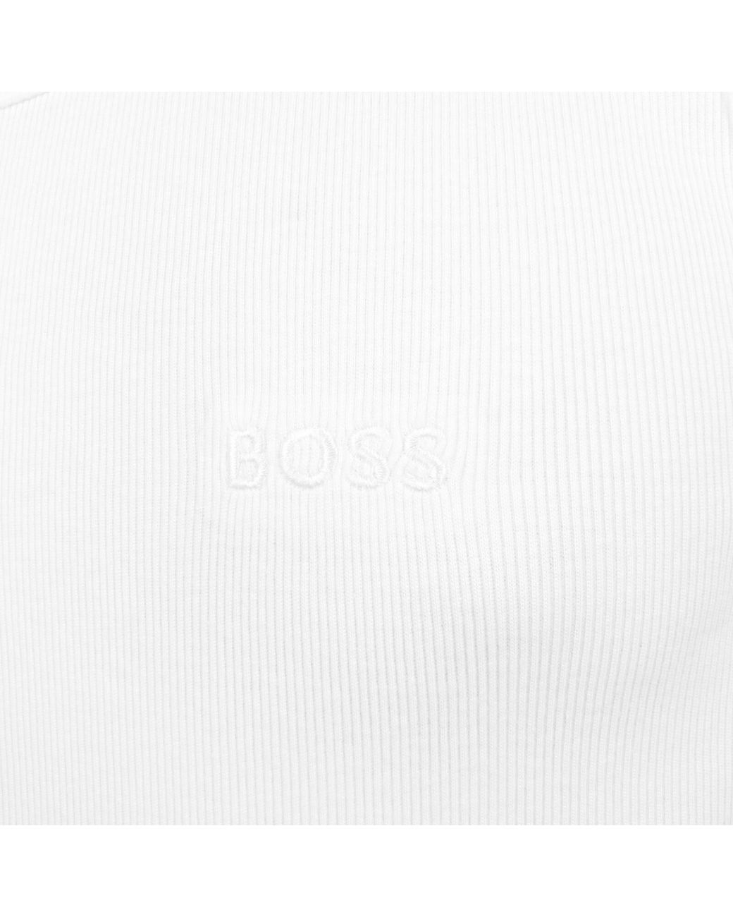 BOSS BUSINESS White Boss 3 Pack Vest T Shirts for men