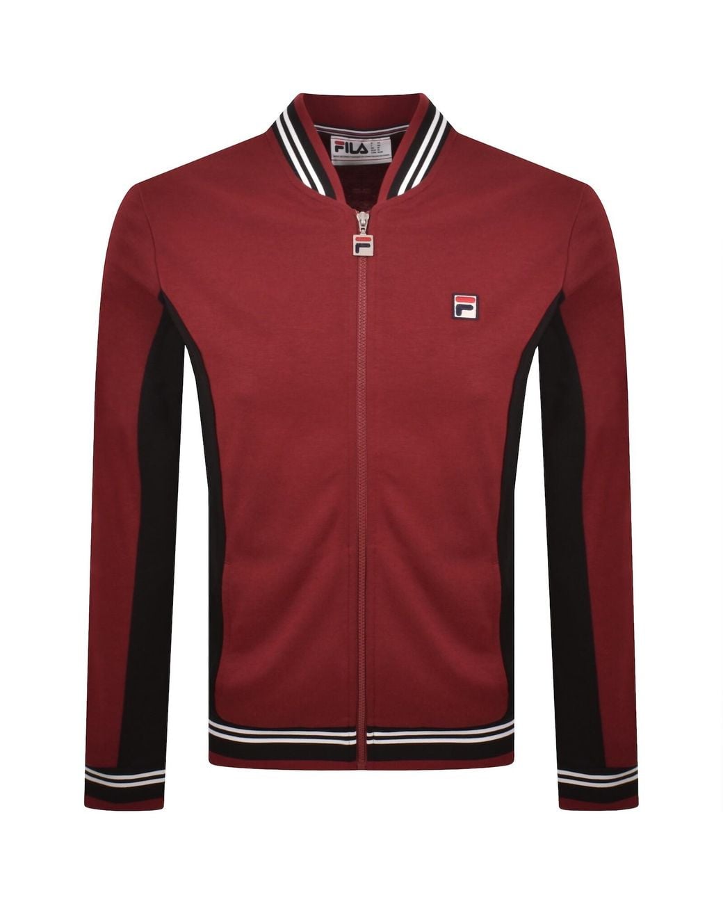 Fila Red Fila Settanta Zip Track Top for men