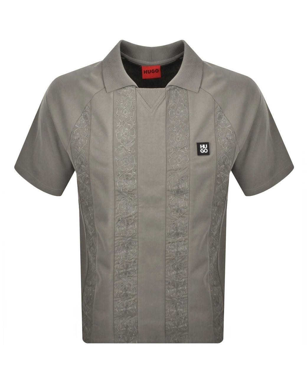 HUGO Gray Dromos Polo T Shirt for men