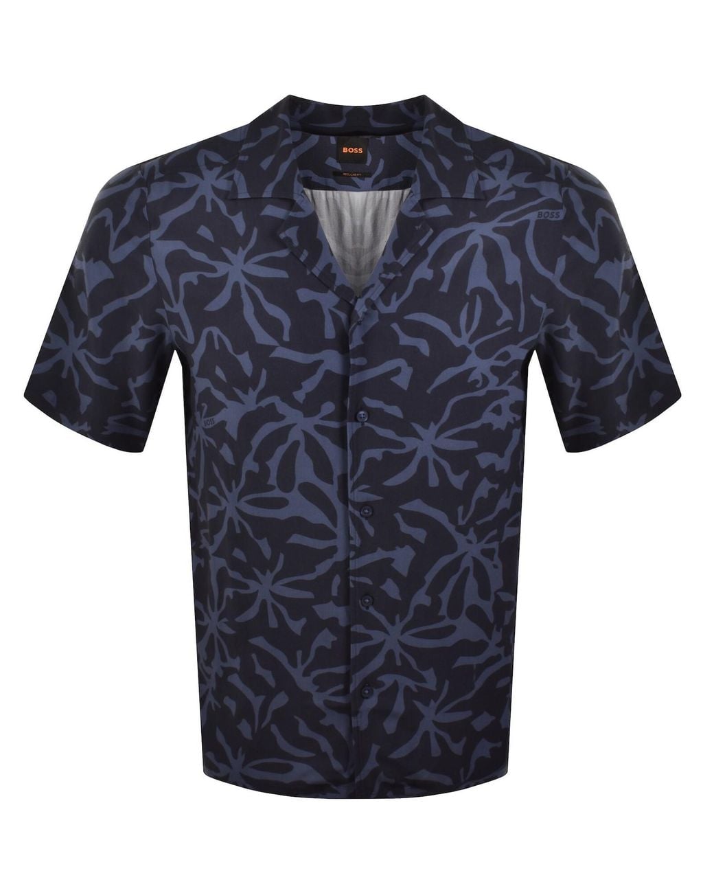 Boss Blue Boss Rayer M Short Sleeve Shirt Dark for men