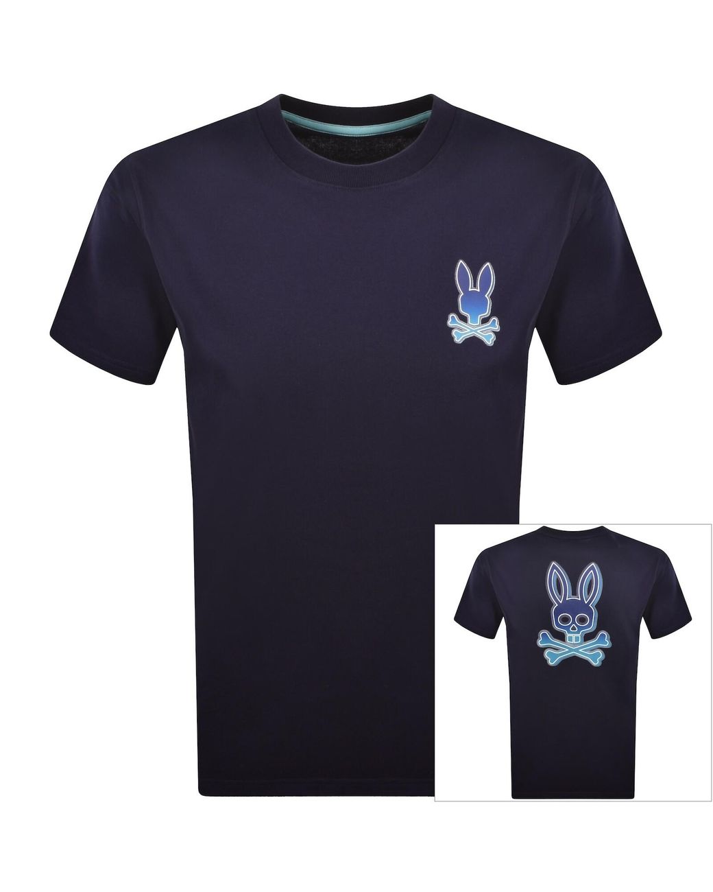 Psycho Bunny Blue Dax Relaxed Fit T Shirt for men