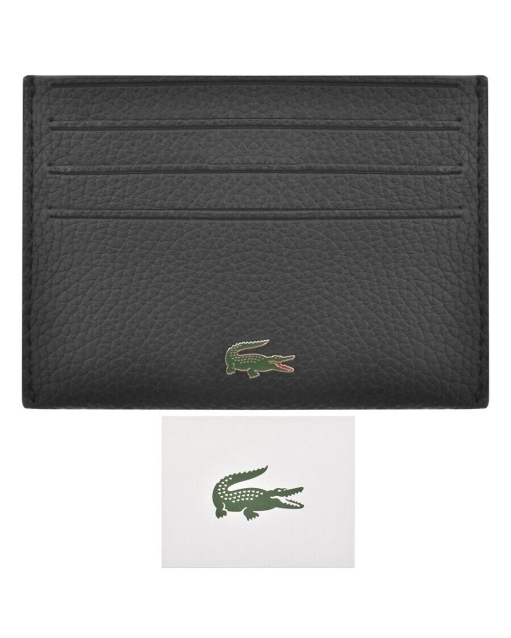 Lacoste Black Card Holder for men