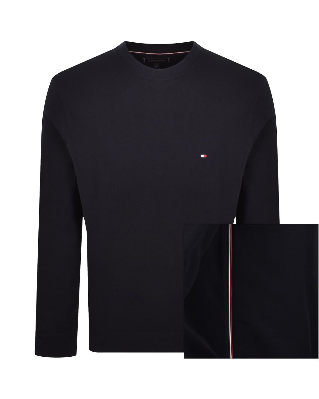 Tommy Hilfiger Blue Global Stripe Sweatshirt for men