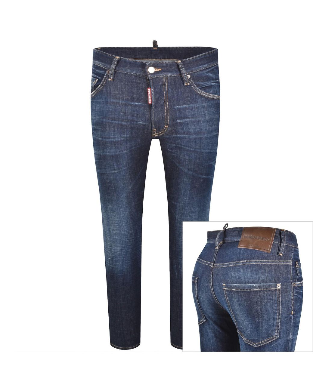 DSquared² Blue Skater Jeans Dark Wash for men