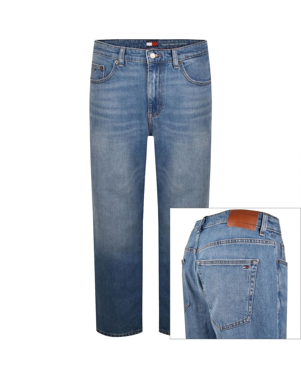 Tommy Hilfiger Blue Sonny Regular Tapered Jeans for men
