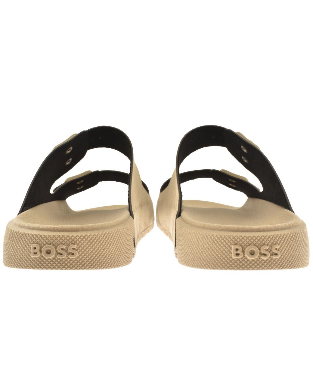 BOSS BUSINESS Brown Boss Surfley Sandals Medium for men