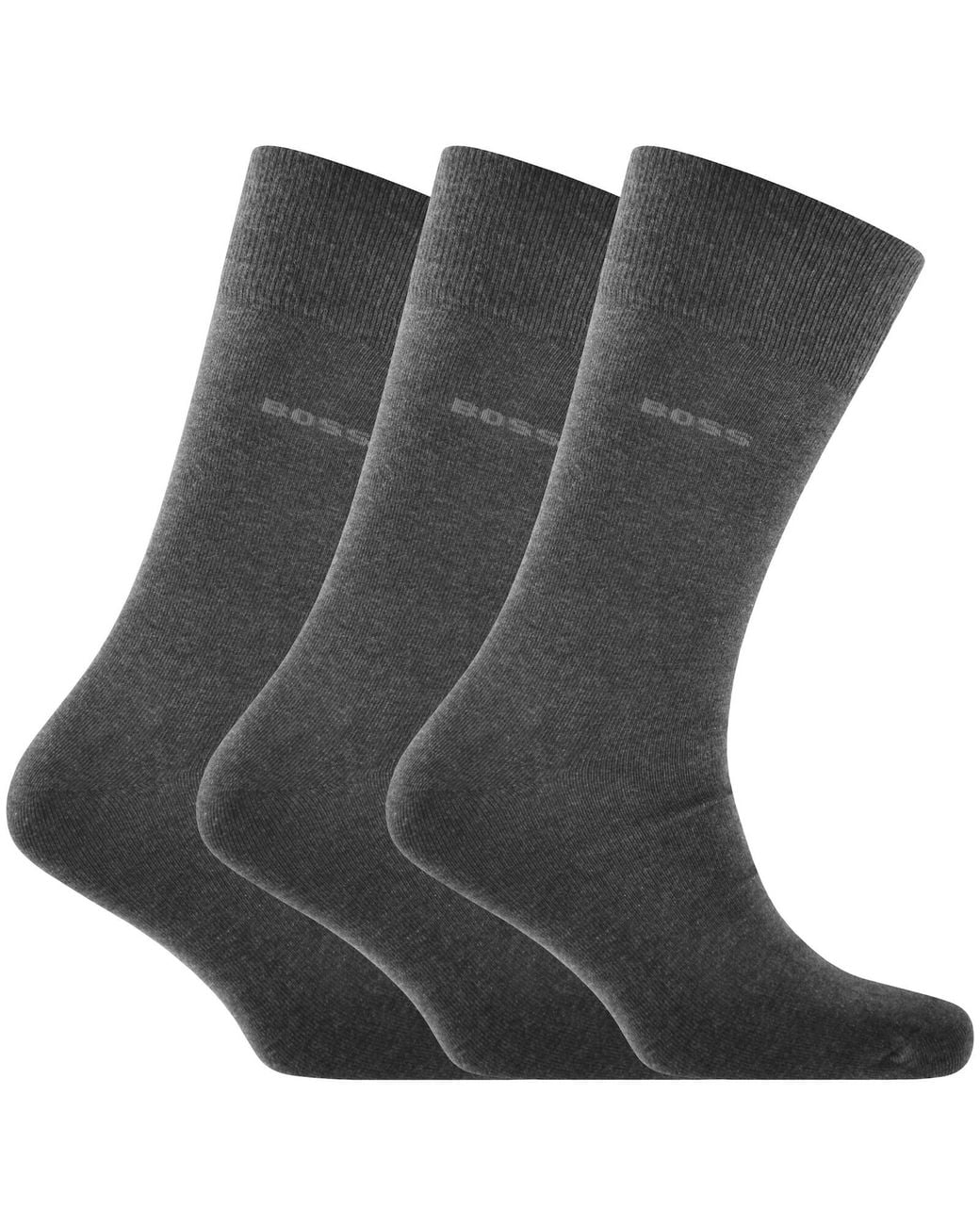 BOSS BUSINESS Black Boss 3 Pack Paul Crew Socks for men
