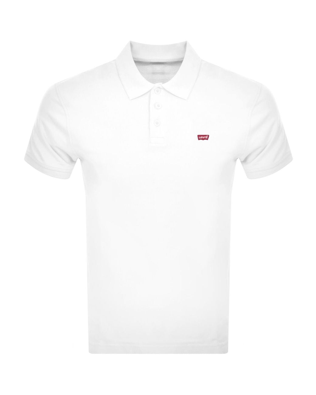 Levi's White Original Hm Short Sleeved Polo T Shirt for men