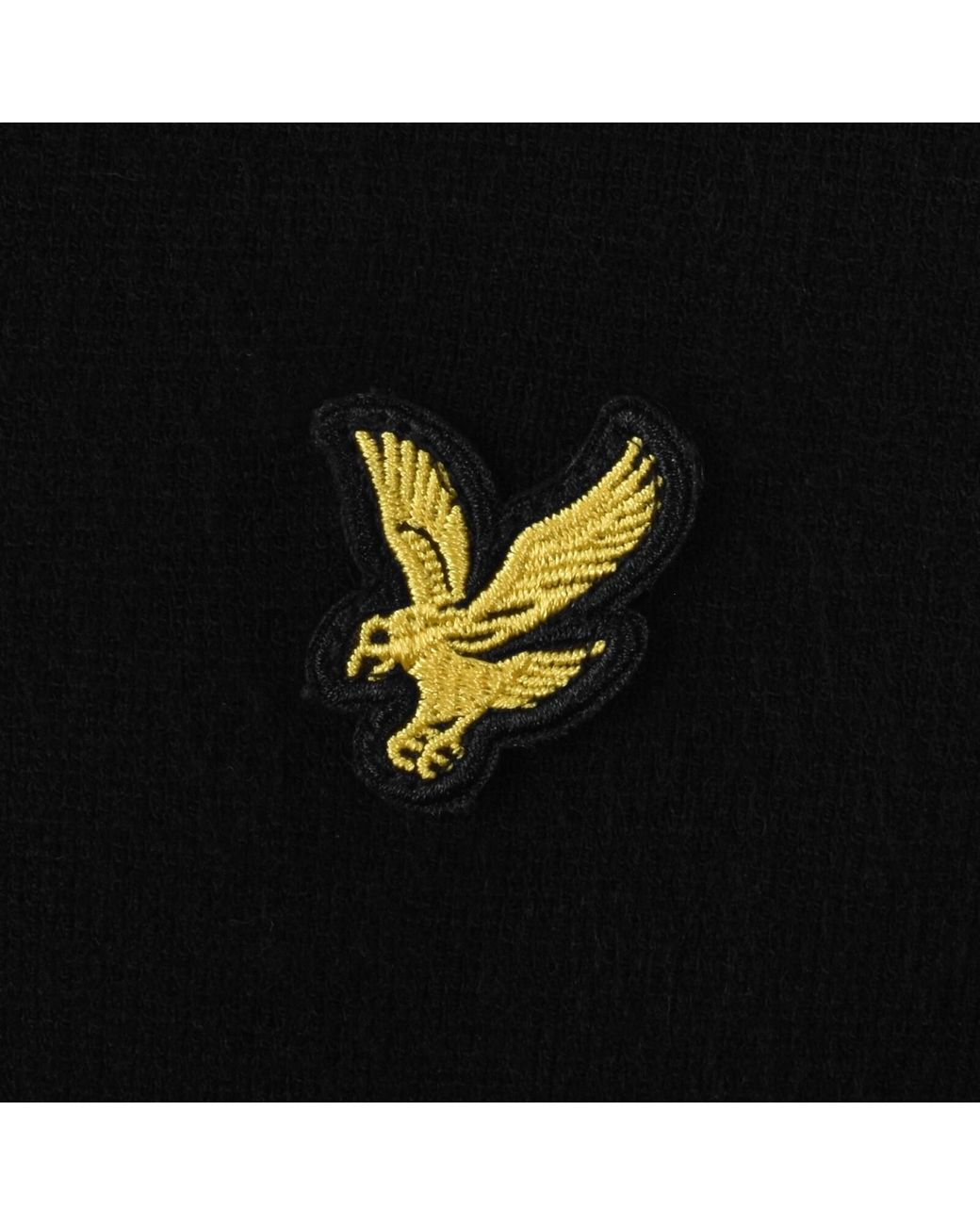 Lyle & Scott Black Tipped Full Zip Sweatshirt for men