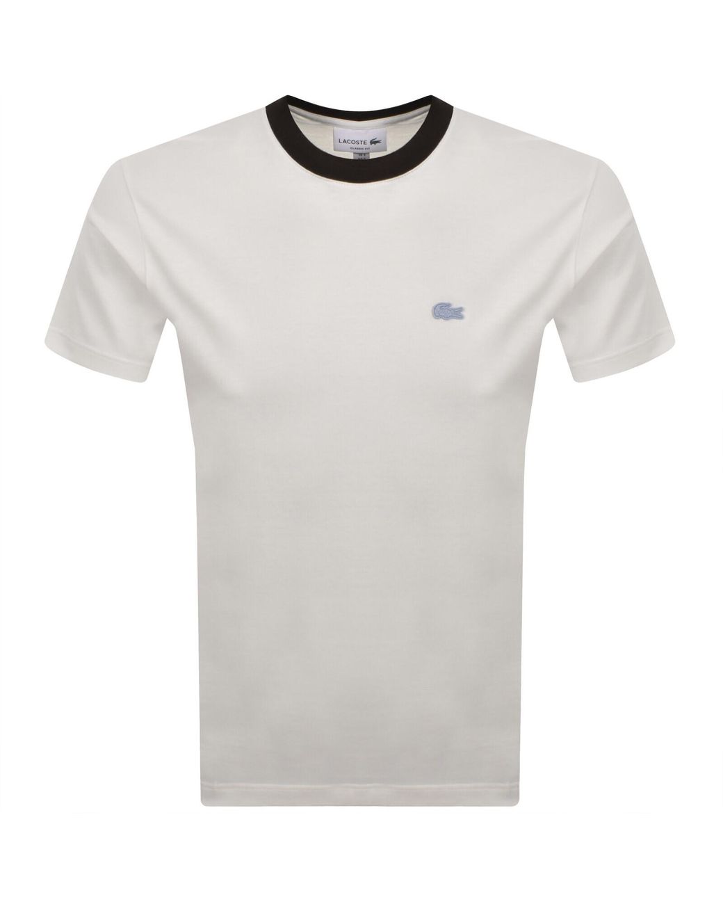 Lacoste Gray Colour Block T Shirt for men