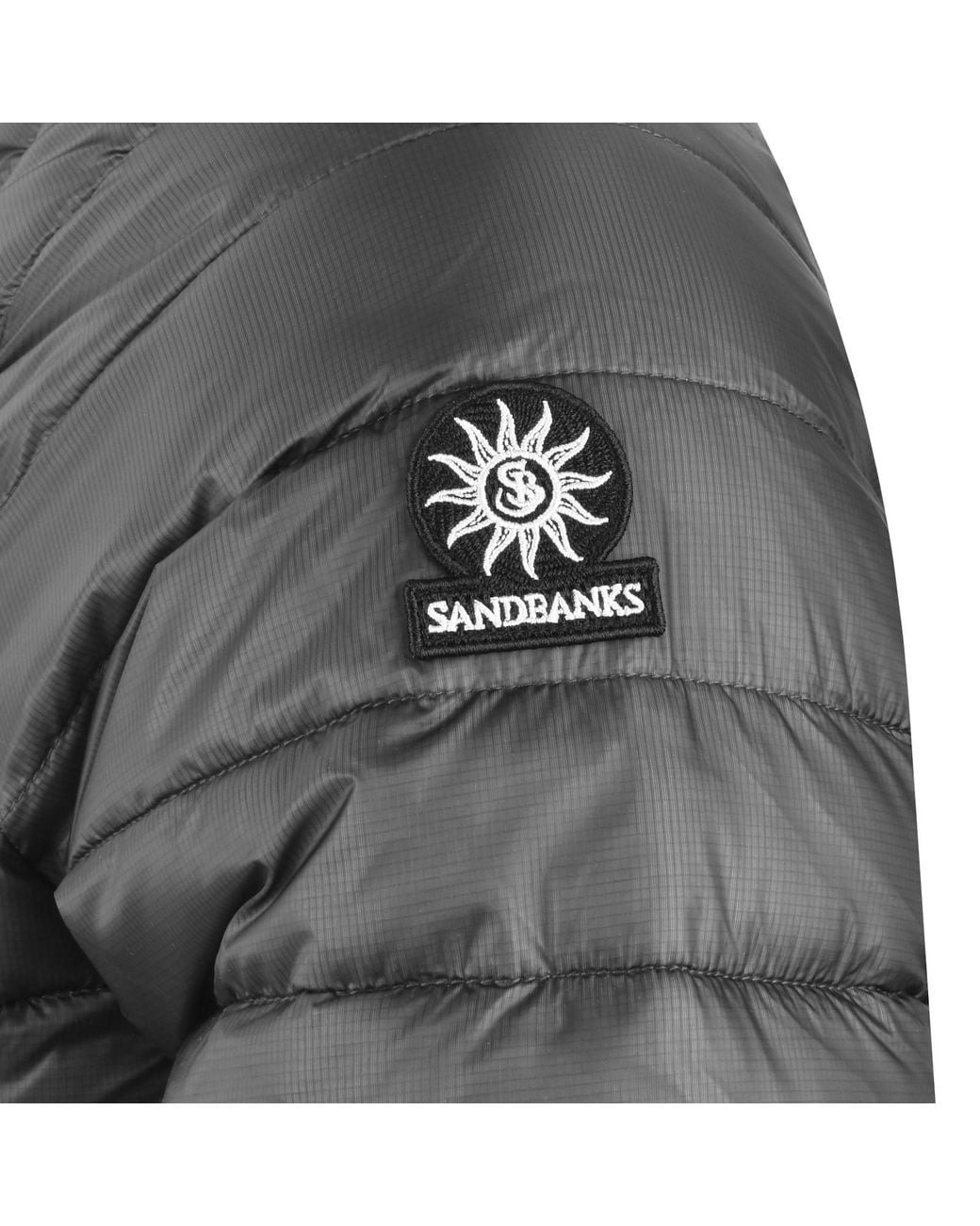 Sandbanks Gray Micro Puffer Jacket for men