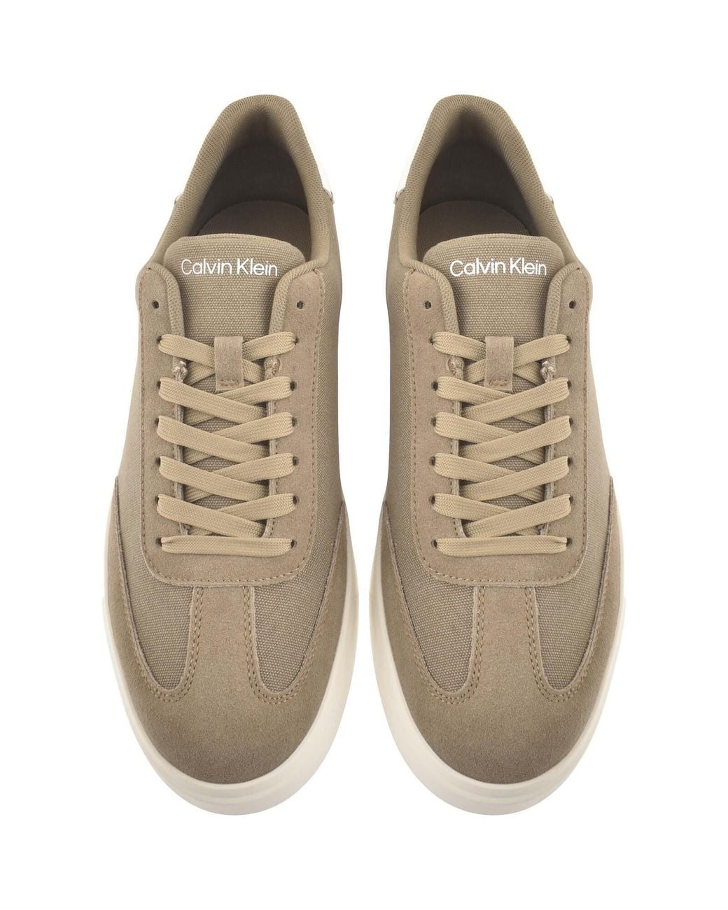 Calvin Klein Brown Cupsole Trainers Desert Taupe for men