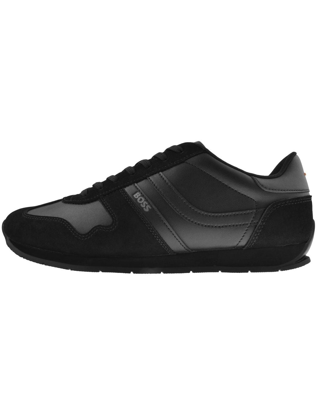 BOSS BUSINESS Black Boss Levon Runner Trainers for men