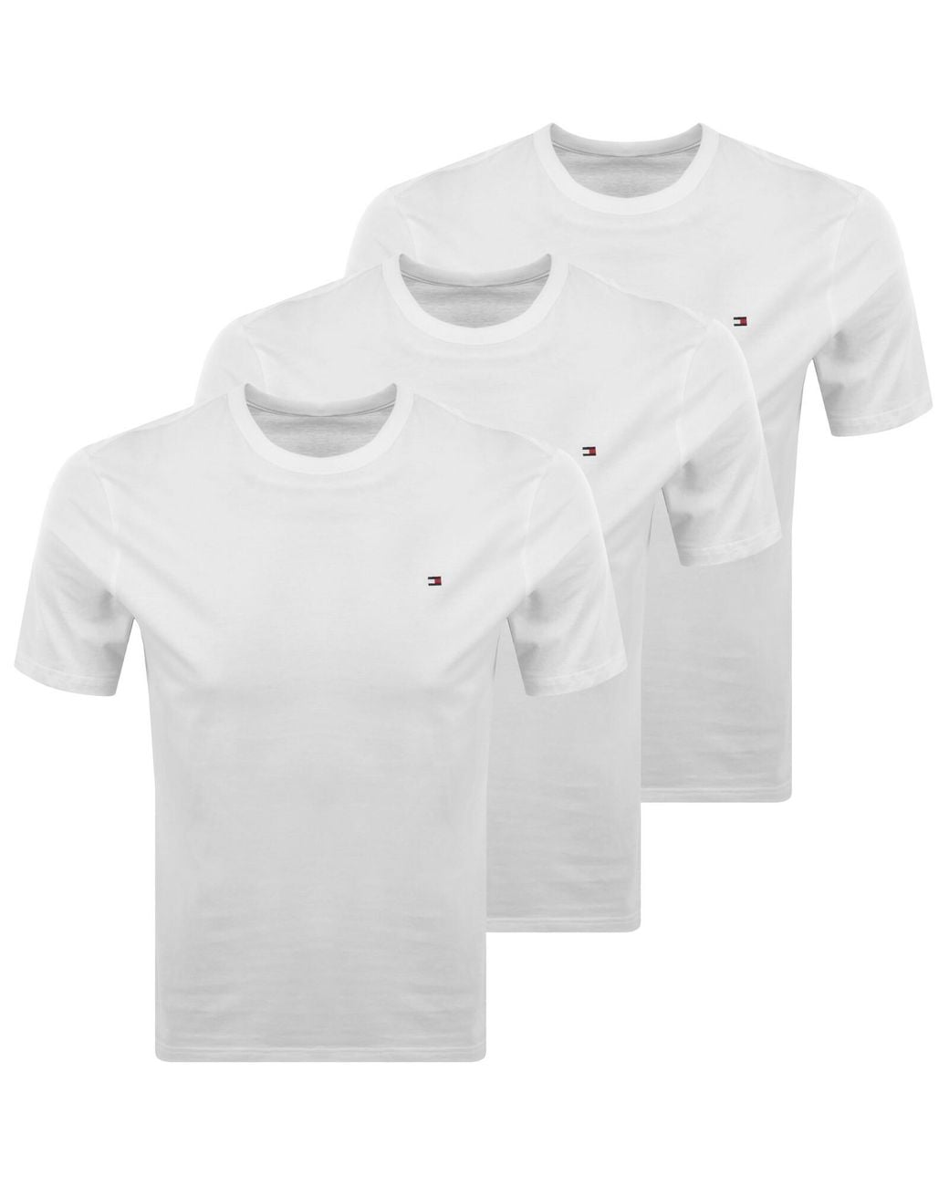 Tommy Hilfiger White 3 Pack T Shirts for men