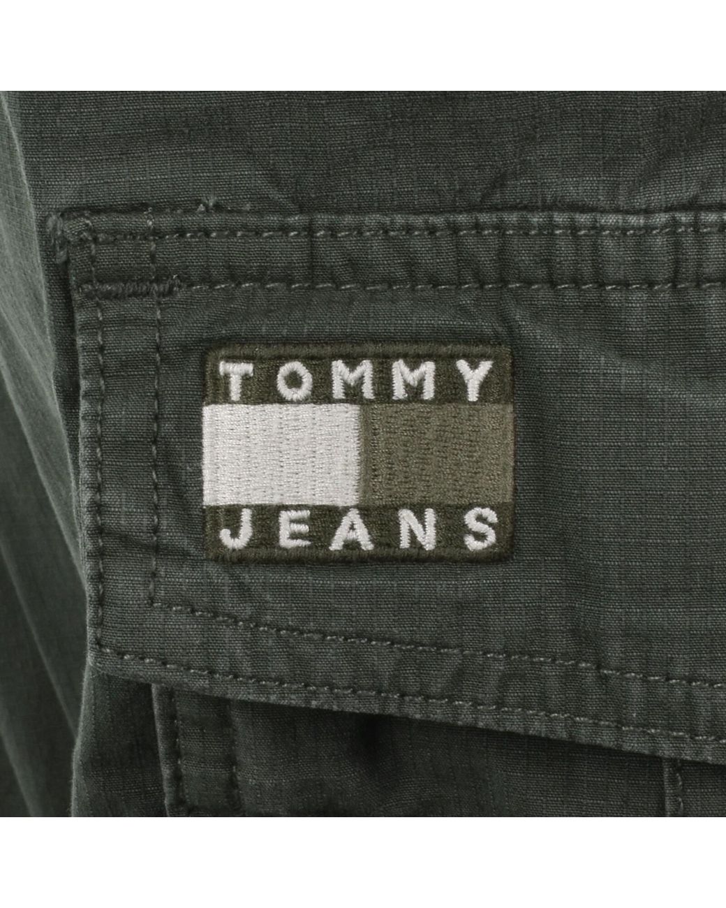 Tommy Hilfiger Green Scanton Ripstop Cargo Trousers for men