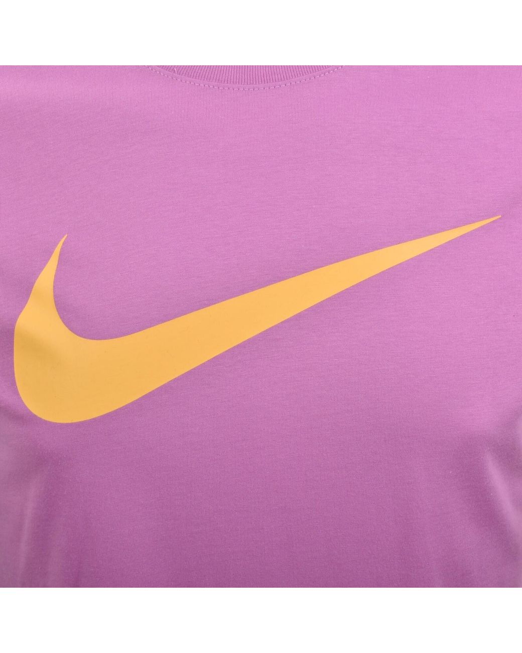 Nike Purple Crew Neck Icon Swoosh T Shirt for men