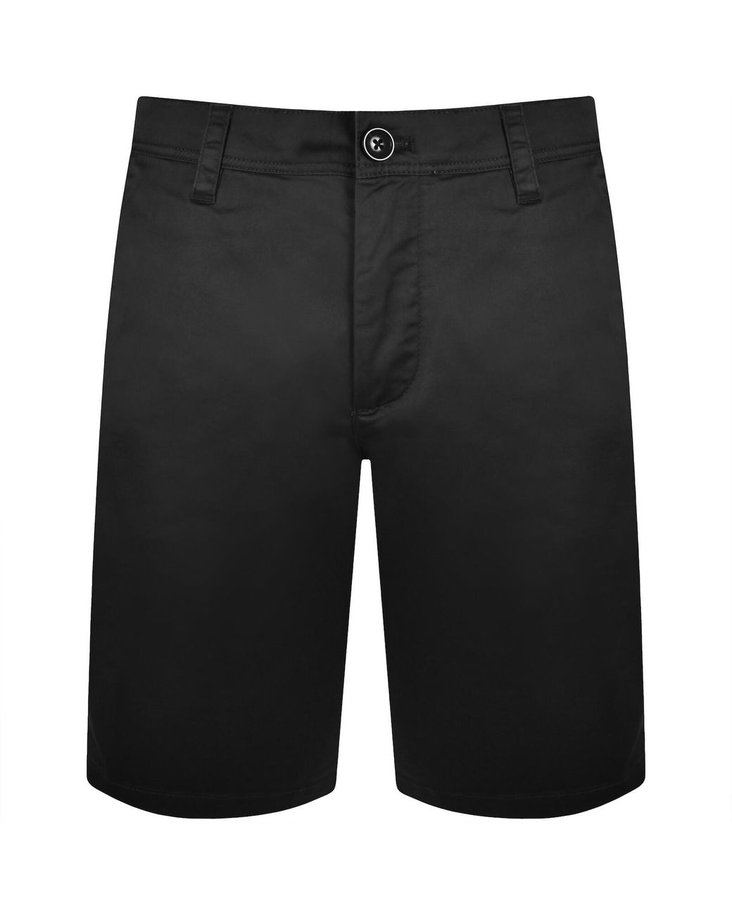 ARMANI EXCHANGE Black Chino Shorts for men