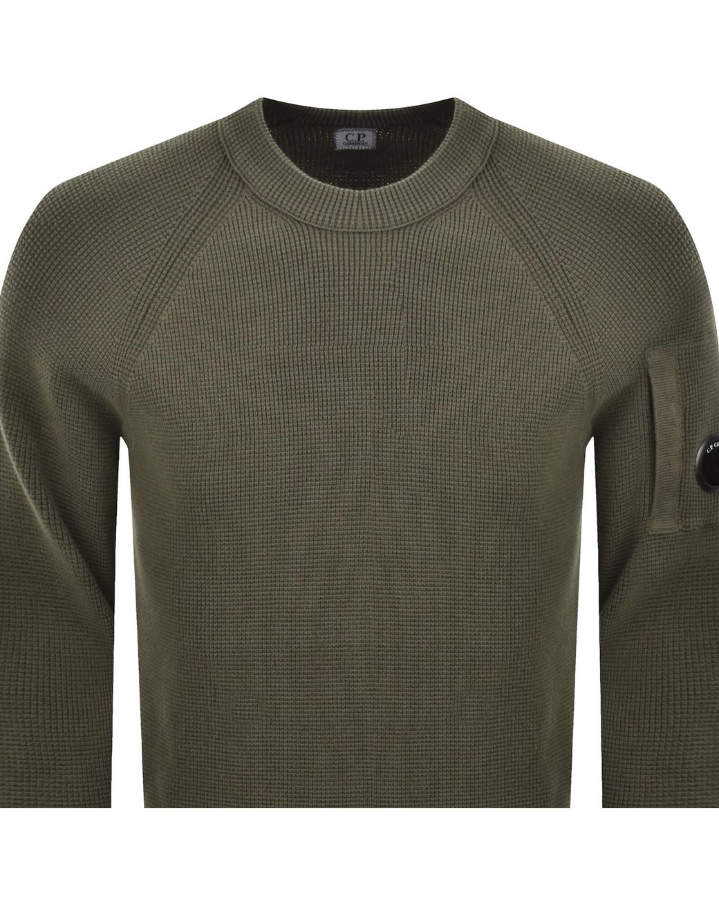 C P Company Green Cp Company Knit Jumper for men