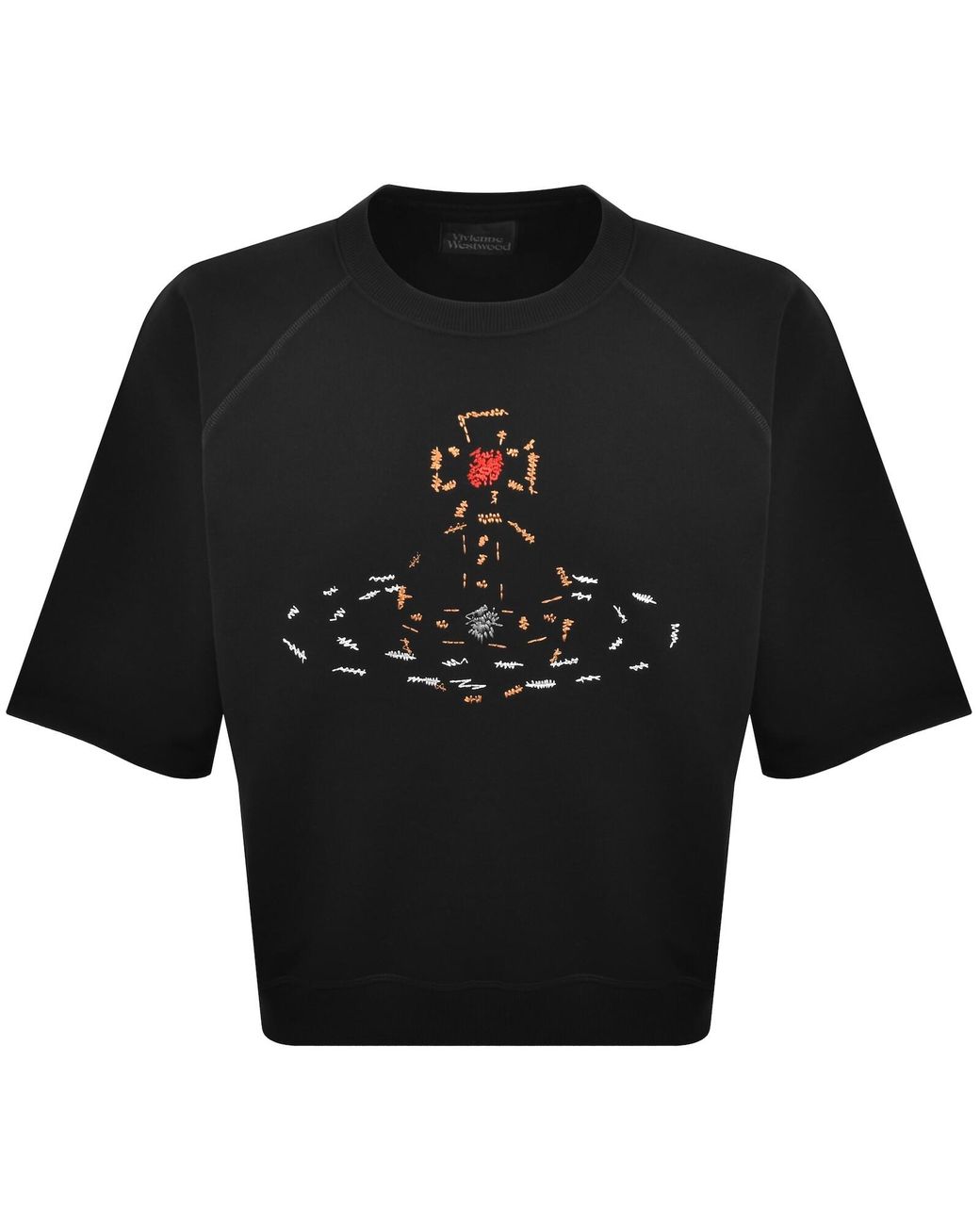 Vivienne Westwood Black Raglan Sweatshirt for men